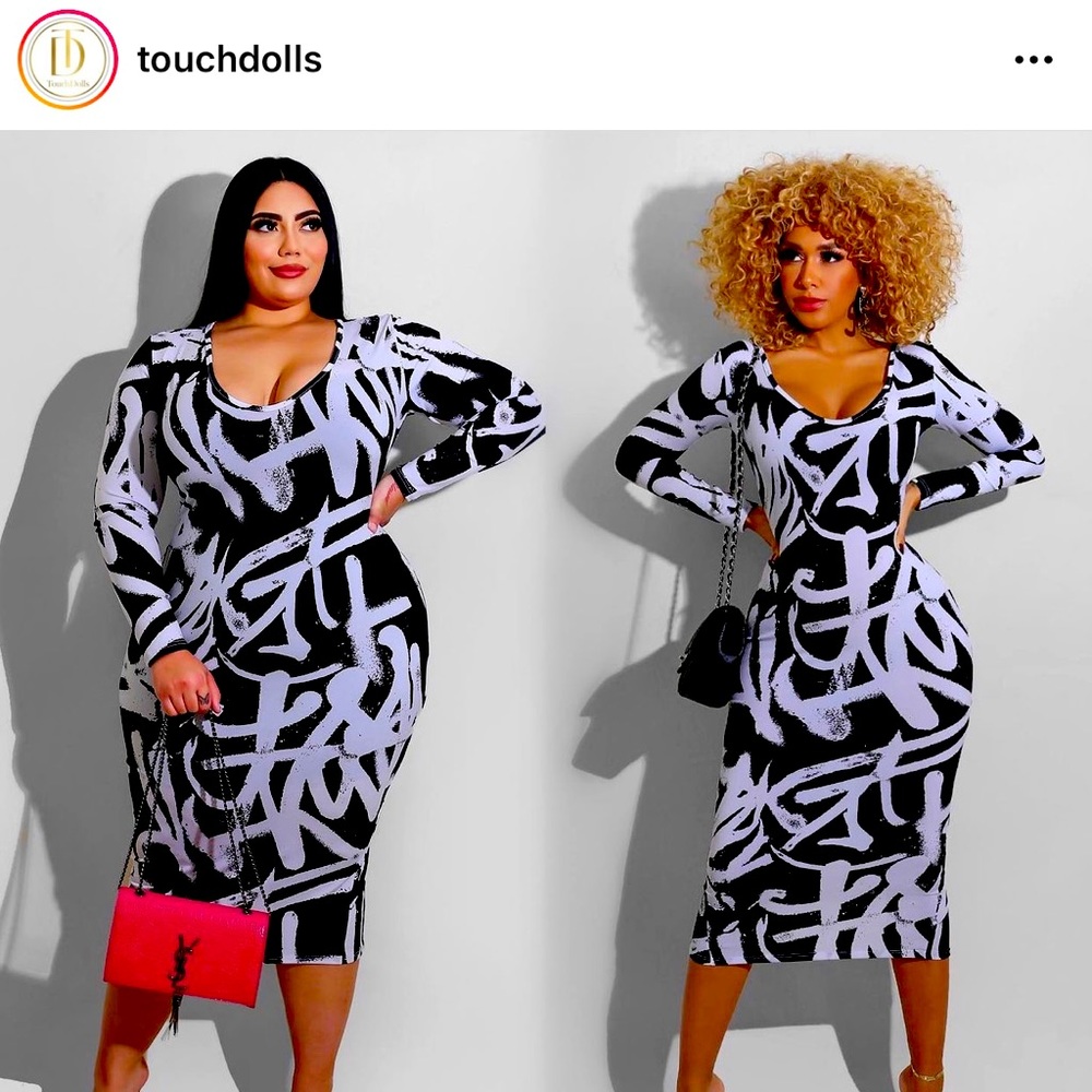 TouchDolls Curvy “Essence of a Woman” MIDI Dress